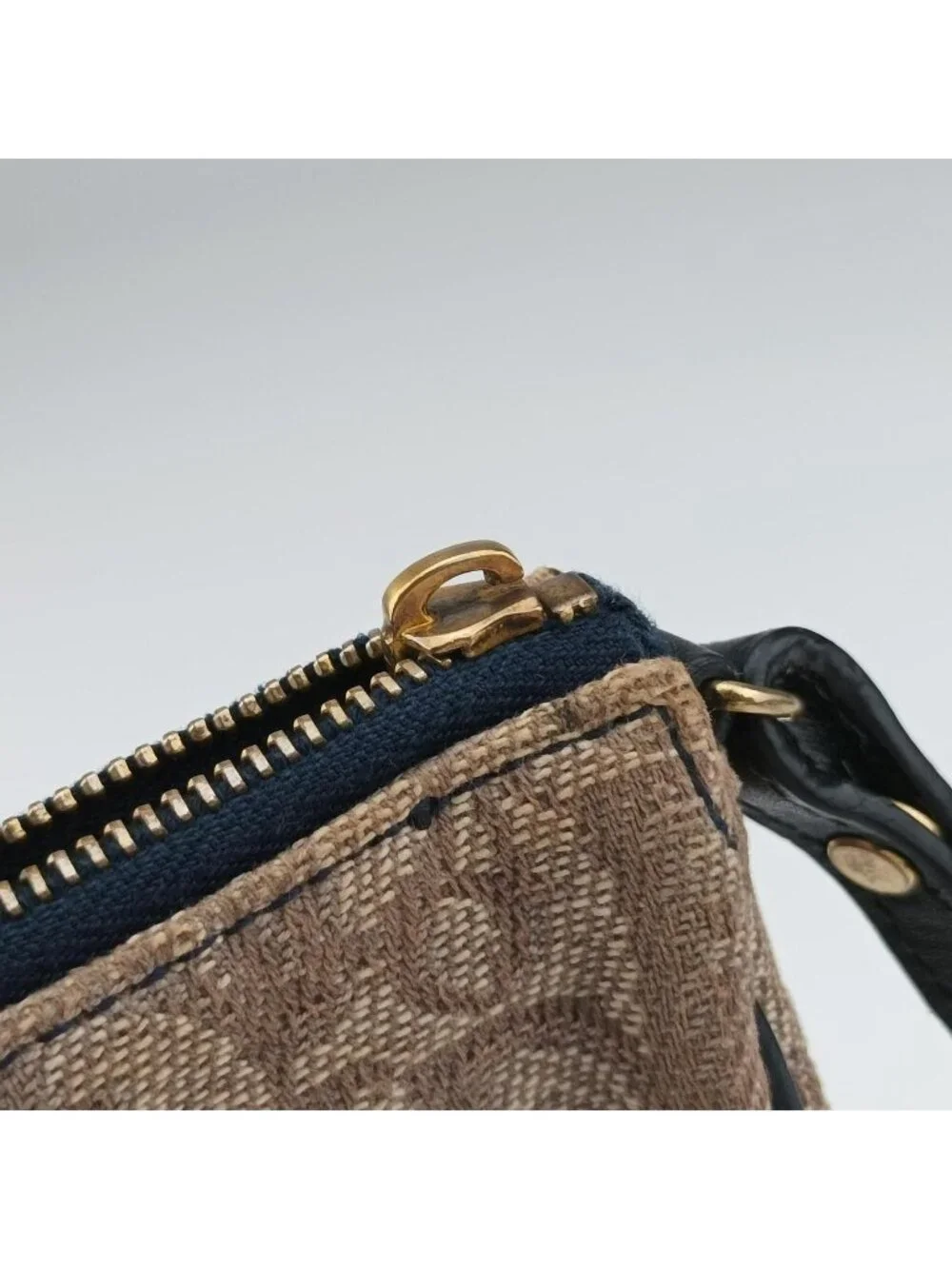 Dior Saddle Navy Beige Pink Jacquard MC Handbag